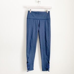 Aerie Chill Play Move Active Leggings Cerulean Blue